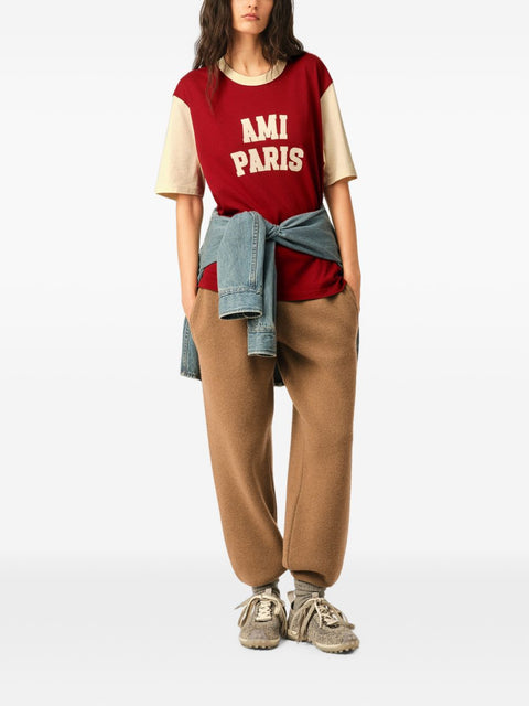 AMI PARIS T-shirts and Polos RED