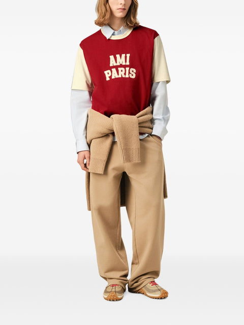AMI PARIS T-shirts and Polos RED