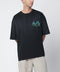 AMIRI Black T-shirt with Flames logo print
