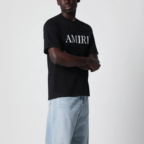 AMIRI Black T-shirt with logo print