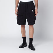 AMIRI Black cotton-blend cargo shorts