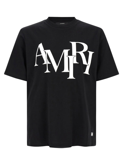 Amiri Staggered Logo T-shirt