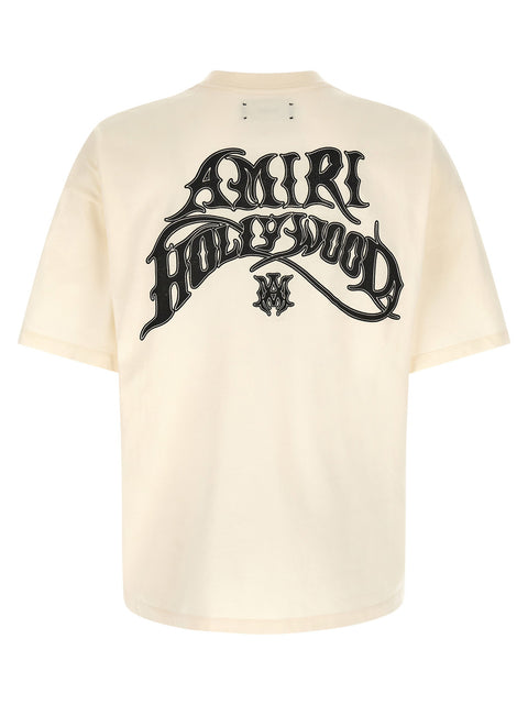 Amiri T-shirt With Hollywood Lj Skate Logo