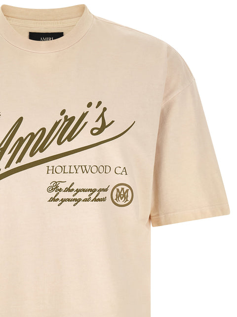 Amiri T-shirt With  Cryst Qlty Goods Lj Skate Print