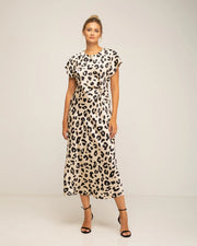 ANIMAL PRINT DRESS_ECRU-Dress-Tantra-S-Urbanheer