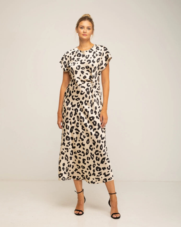 ANIMAL PRINT DRESS_ECRU-Dress-Tantra-S-Urbanheer