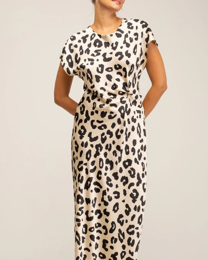 ANIMAL PRINT DRESS_ECRU-Dress-Tantra-S-Urbanheer