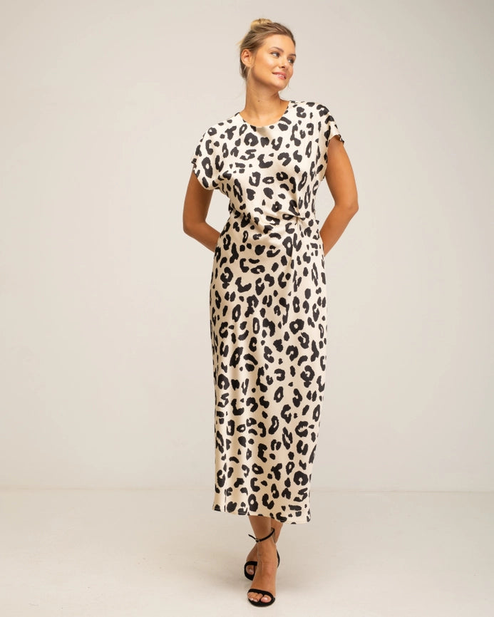 ANIMAL PRINT DRESS_ECRU-Dress-Tantra-S-Urbanheer