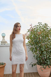 ASHA-SHORT DRESSES-Ceylan Bcn-WHITE-XS-Urbanheer