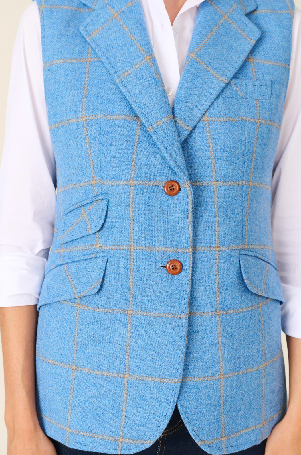 ATENEA Vest in Blue