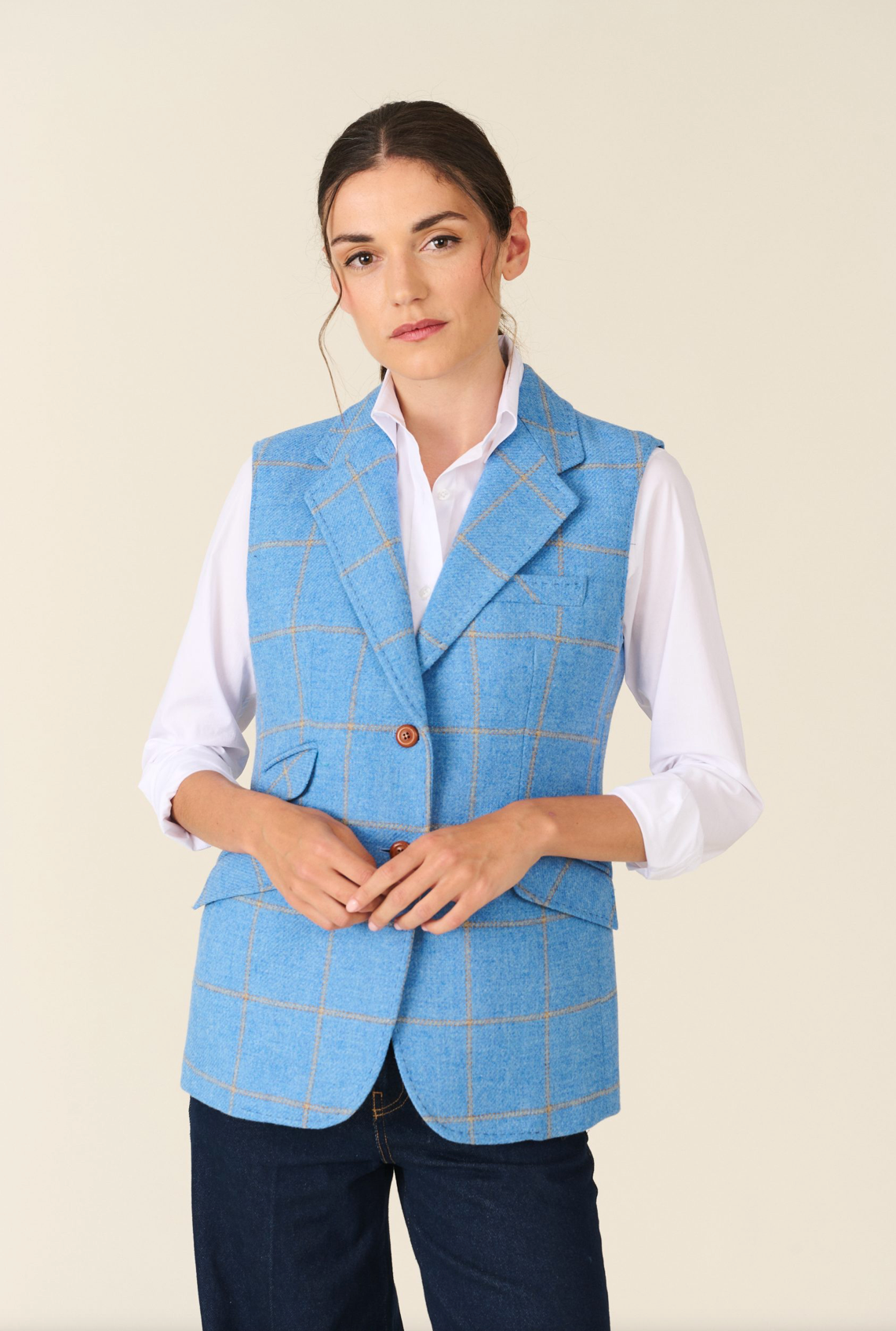ATENEA Vest in Blue
