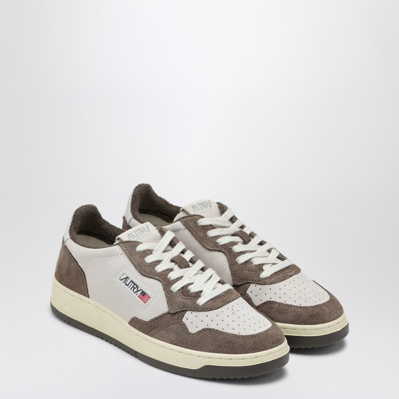 AUTRY Medalist white/brown suede sneakers-Sneakers-Autry-39-Urbanheer