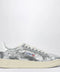 AUTRY Dallas Sparkling Sneakers in grey/white sequins