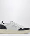 AUTRY Medalist Low Sneakers in white and black leather with glitter