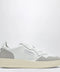 AUTRY Medalist Low Sneakers in white leather and glitter suede
