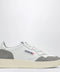 AUTRY Medalist Low Sneakers in white leather and grey suede