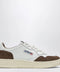 AUTRY Medalist Low Sneakers in white leather and tundra suede