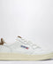 AUTRY Medalist Low sneakers in white/leopard-print leather
