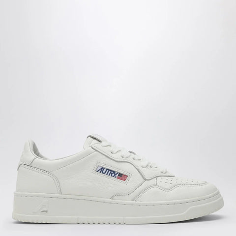 AUTRY Medalist Low white goatskin leather Sneakers