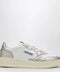 AUTRY Medalist Low white/platinum leather Sneakers
