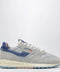 AUTRY Reelwind Low grey sneakers with light blue pony hair insert