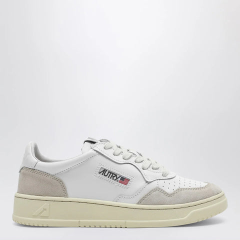 AUTRY White leather Medalist low-top Sneakers