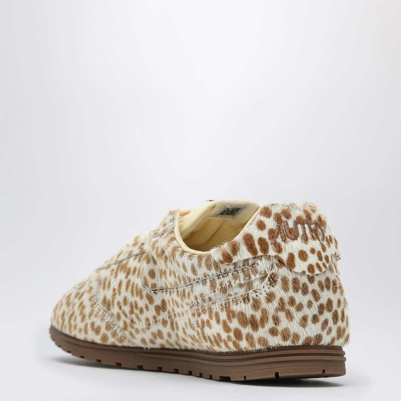AUTRY Windspin Sneakers in animalier pony skin