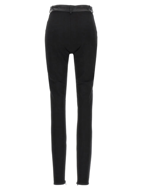 David Koma Napa Leather Leggings