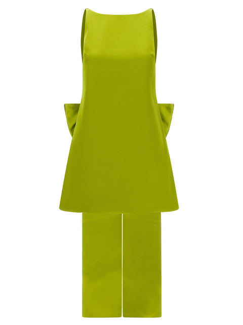 Self-Portrait Maxi Bow Dress