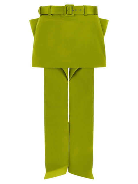 Self-Portrait Maxi Bow Skirt