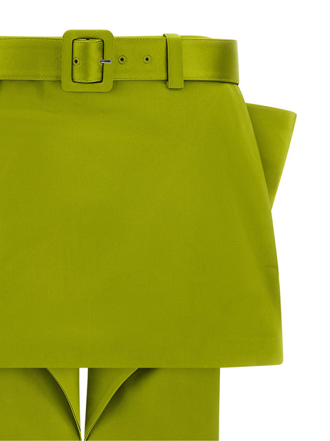 Self-Portrait Maxi Bow Skirt