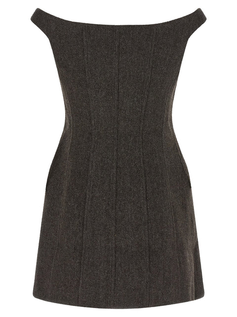 Self-Portrait Bardot Neckline Dress