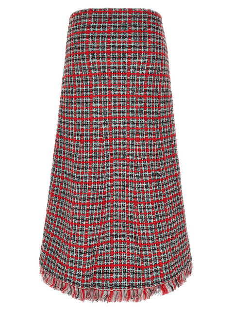 Self-Portrait Tweed Skirt