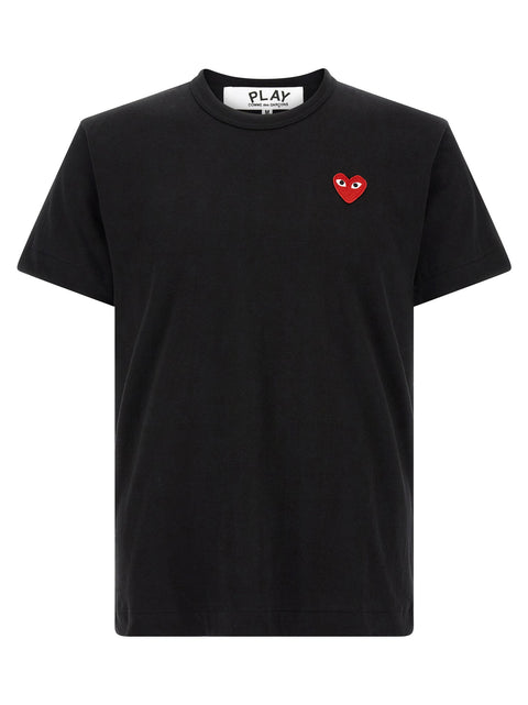Comme Des Garçons Play Heart Patch T-shirt