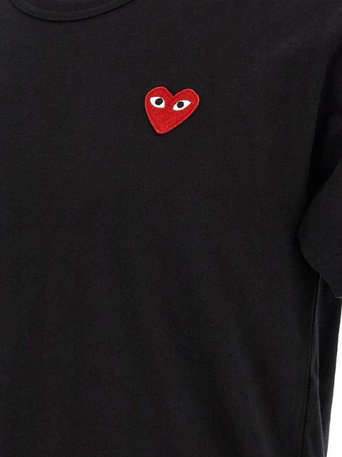 Comme Des Garçons Play Heart Patch T-shirt