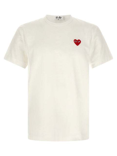 Comme Des Garçons Play Heart Patch T-shirt
