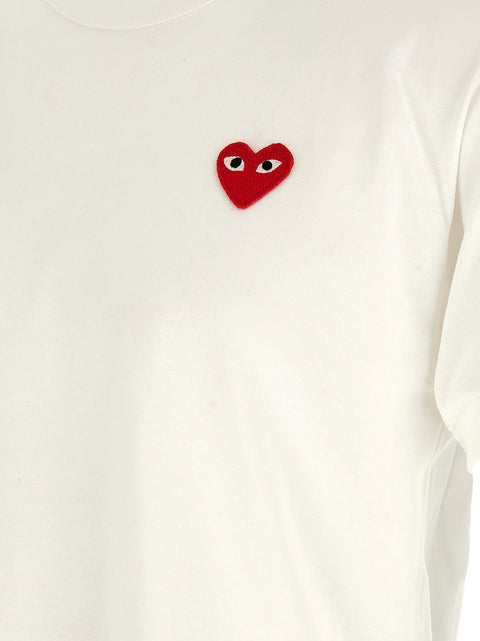 Comme Des Garçons Play Heart Patch T-shirt