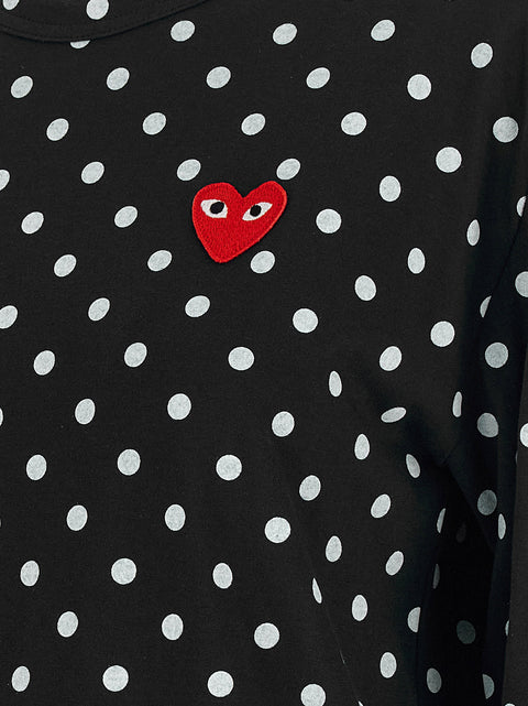 Comme Des Garçons Play Red Emblem T-shirt