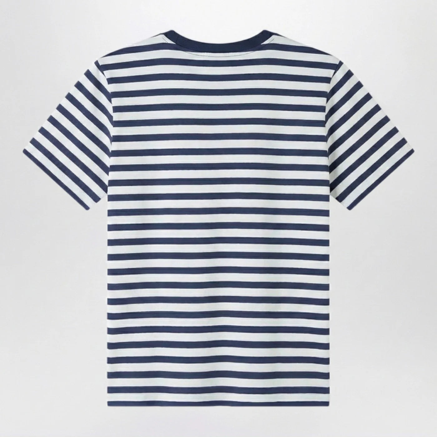 A.P.C. Striped blue and white crew-neck T-shirt