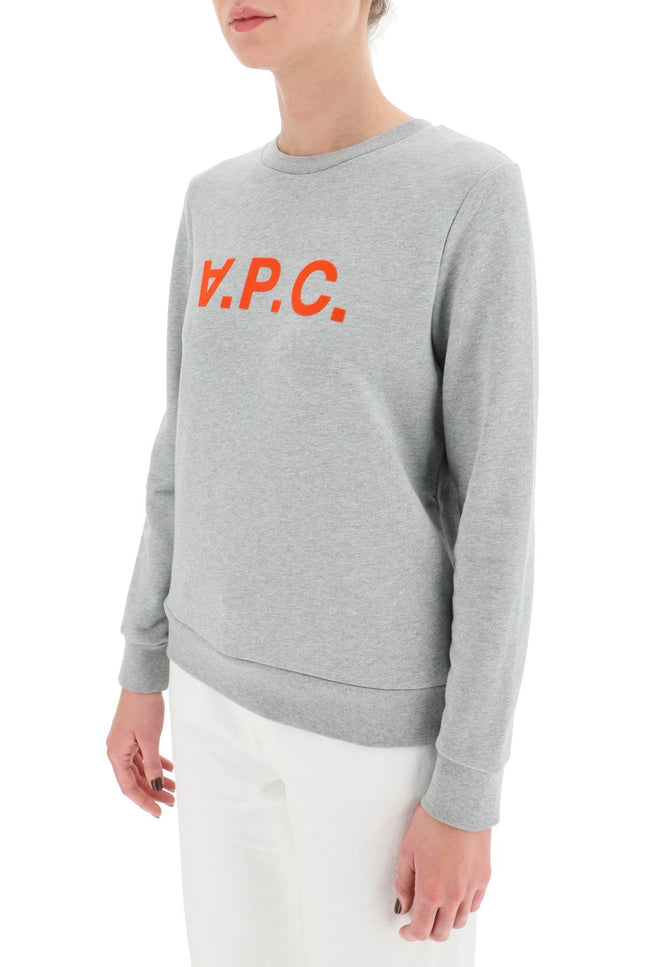 A.p.c. sweatshirt logo - Grey-clothing-A.P.C.-Urbanheer