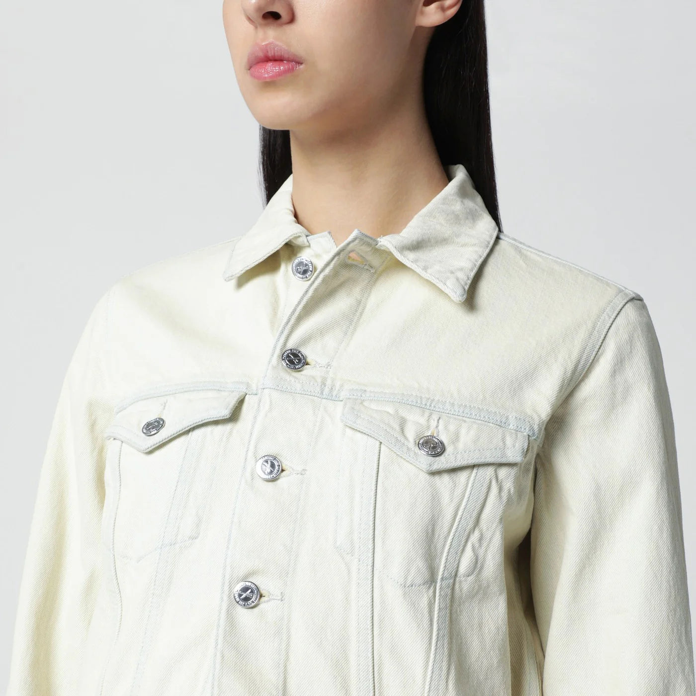 A.P.C. White denim jacket