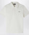 A.P.C. White short-sleeved polo shirt with logo embroidery