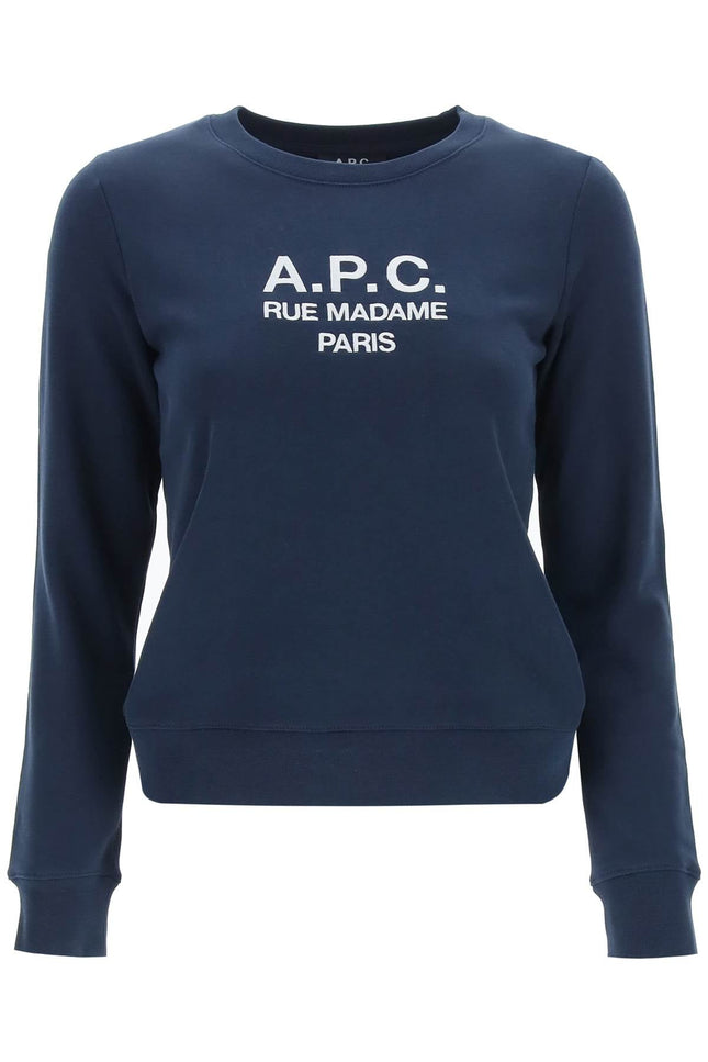 A.p.c. tina sweatshirt with embroidered logo - Mixed colours-clothing-A.P.C.-Urbanheer