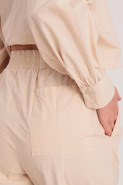 Abby Cropped Shirt-Shirt-REVER-standard size-Urbanheer