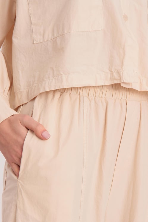 Abby Cropped Shirt-Shirt-REVER-standard size-Urbanheer