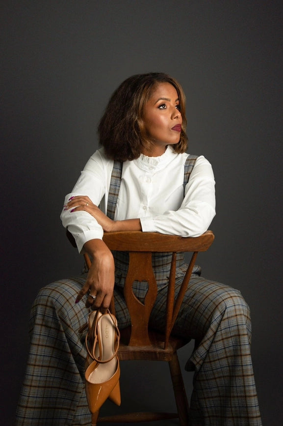 Académia Plaid Pants Grey/Blue/Camel-Pants-Pivoine Signature-XL-Urbanheer