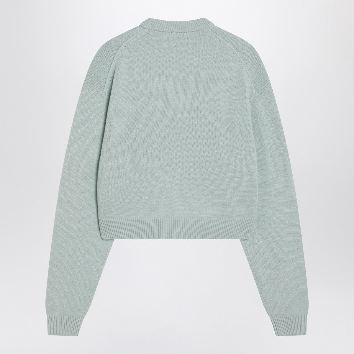 Acne Studios Faded mint wool v-neck sweater