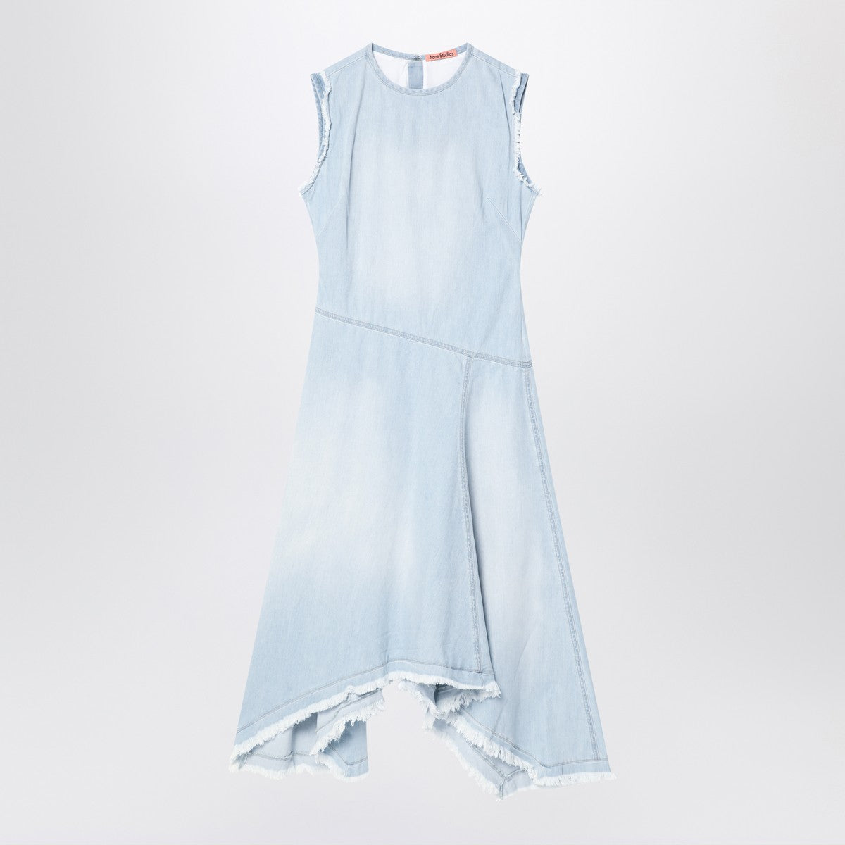 Acne Studios Light blue denim asymmetric dress