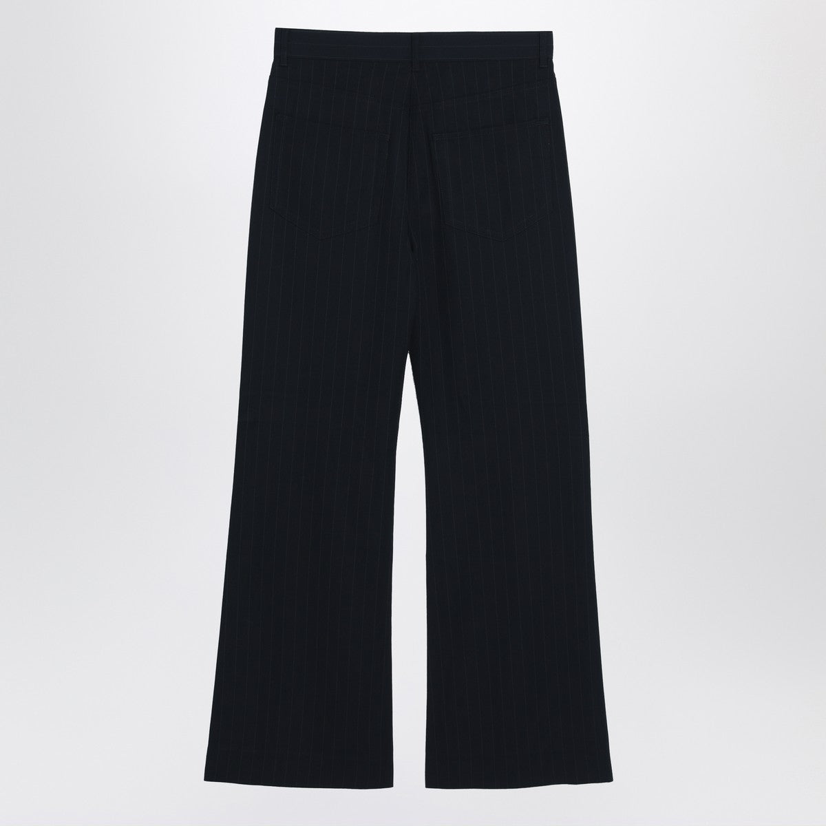 Acne Studios Navy blue pinstripe trousers