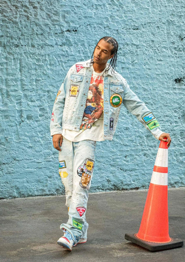 Act of Living Rodeo Washed Denim Jacket-Jacket-First Row-S-LT Stone Tint-Urbanheer